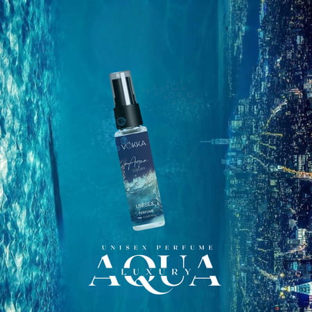 Vokka Pocket Perfume Aqua 8ml Luxury Long Lasting Perfume For Men & Women | Aqua Woody Musky Notes