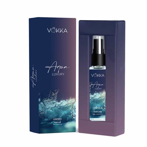 Vokka Pocket Perfume Aqua 8Ml Luxury Long Lasting Perfume For Men & Women | Aqua Woody Musky Notes