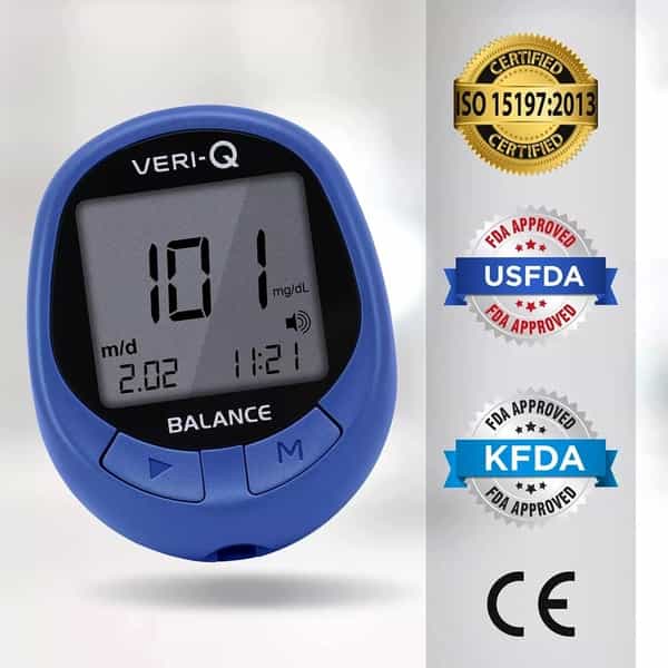 Veriq Glucometer Kit (With 10 Strips)