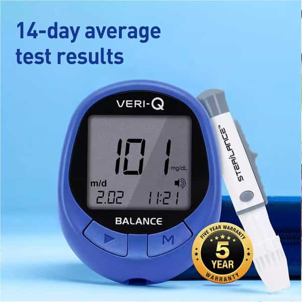 Veriq Glucometer Kit (With 10 Strips)