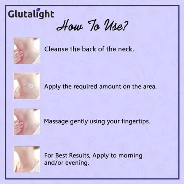 Glutalight Neck Firming Cream With Glutathione Vitamin C E Niacinamide & Kojic Acid - 50Gm