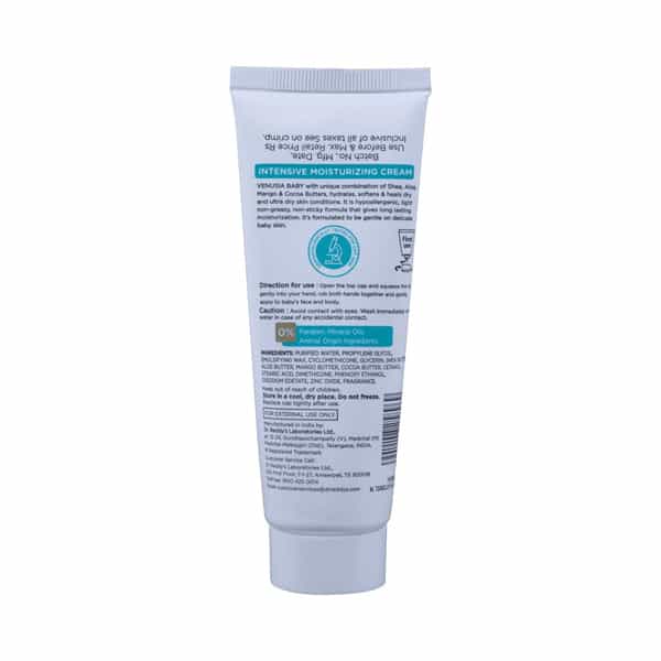 Venusia Baby Intensive Moisturizing Lotion 300Gm & Baby Intensive Moisturizing Cream 75Gm | Combo