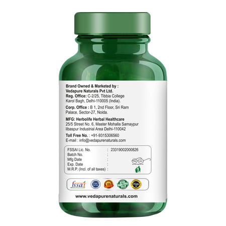 Healthmeds Curcumin 95% Antioxidents Supplement For Men & Women 1000mg/Serving 60 Capsules