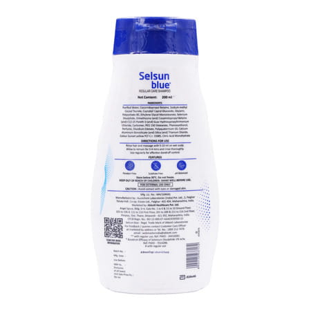 Selsun Blue Regular Care Anti Dandruff Shampoo 200ml