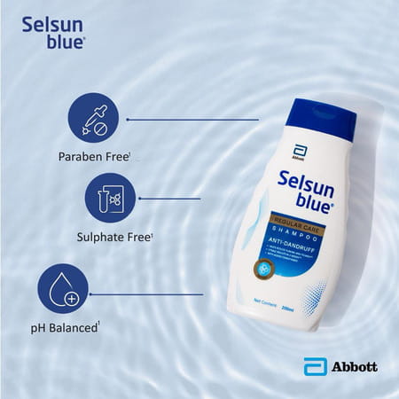 Selsun Blue Regular Care Anti Dandruff Shampoo 200ml