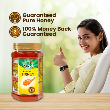 Zandu Pure Honey Health Food Bottle Of 1 Kg
