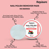 Rejusure Nail Polish Remover Pads Combo (Strawberry 30 Pads + Mix Berries - 30 Pads)