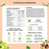 Vegan Greens Plant Based De-Stress Ayurvedic Natural Herbs Daily Stress Management 100 Effer.,Orange