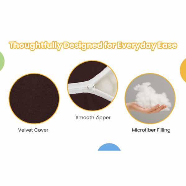 Nuluv Maternity Pillow - Dark Brown