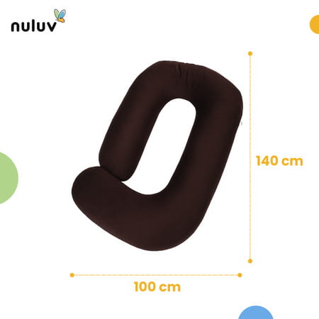 Nuluv Maternity Pillow - Dark Brown