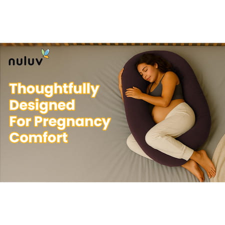 Nuluv Maternity Pillow - Dark Brown