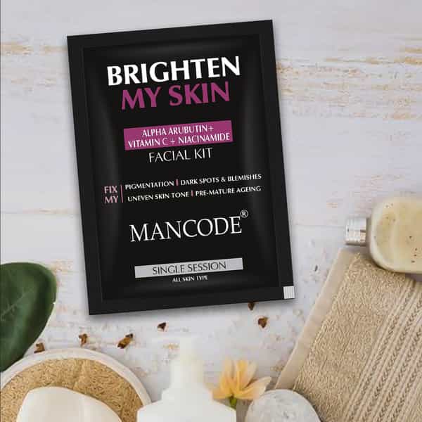 Mancode Brighten My Skin Facial Kit For Men 58Gm