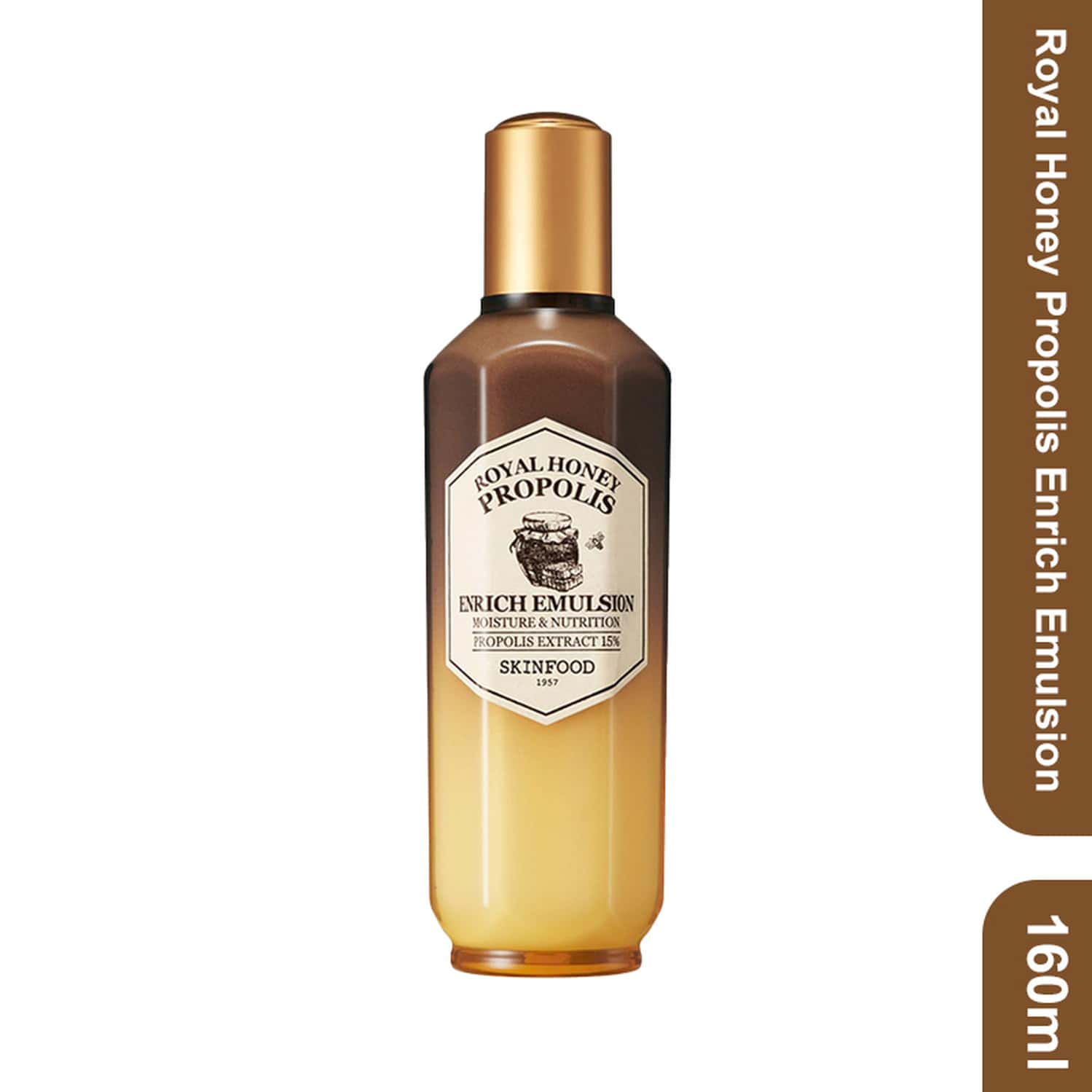 Skinfood Royal Honey Propolis Enrich Emulsion - Intense Hydrating Face Emulsion - 160ml