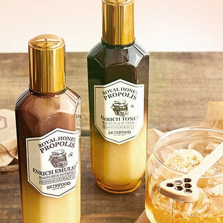 Skinfood Royal Honey Propolis Enrich Emulsion - Intense Hydrating Face Emulsion - 160Ml
