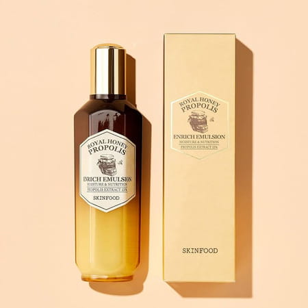 Skinfood Royal Honey Propolis Enrich Emulsion - Intense Hydrating Face Emulsion - 160Ml
