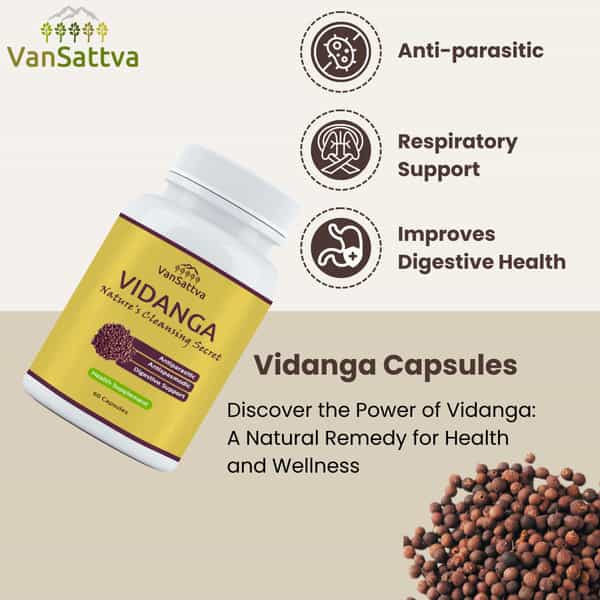 Vansattva Vidanga Capsule - 60N
