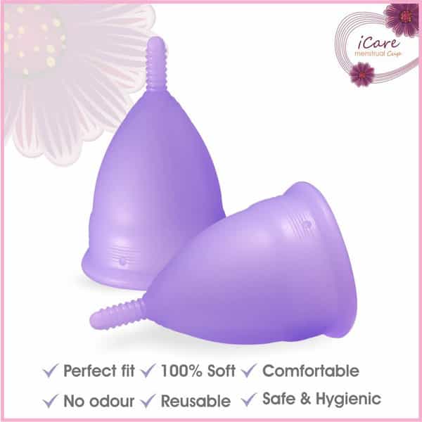 Icare Reusable Hygienic Menstrual Cup For Women - Large 1