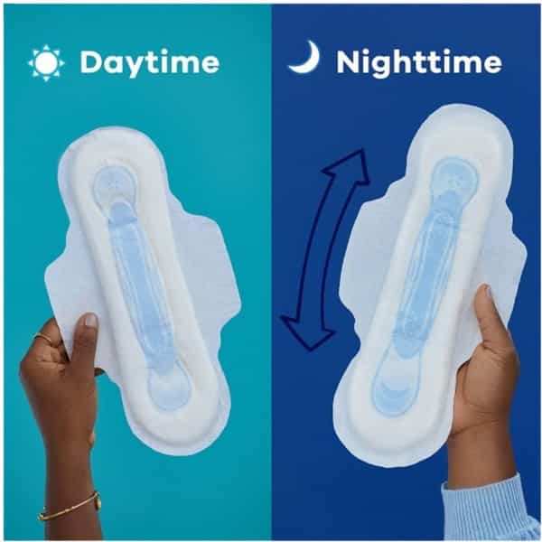 Always Maxi Overnight W/Flexi-Wings Unscented Pads | 33 Count