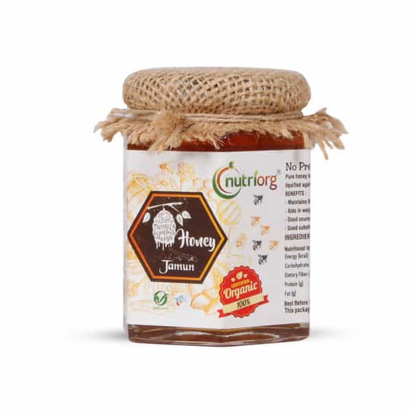 Nutriorg Certified Organic Honey With Jamun Flavor 250G