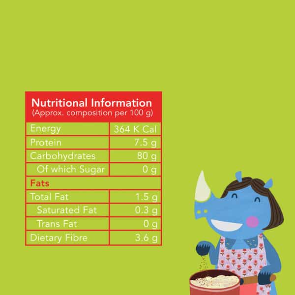 Slurrp Farm Organic Sprouted Ragi Powder - 250G
