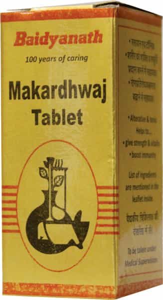 Baidyanath Asli Ayurved Makardhwaja Tablets 25 Tablets