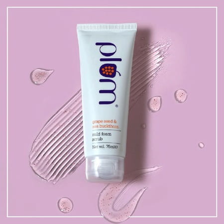 Plum Grape Seed & Sea Buckthorn Mild Foam Scrub - 75 Ml