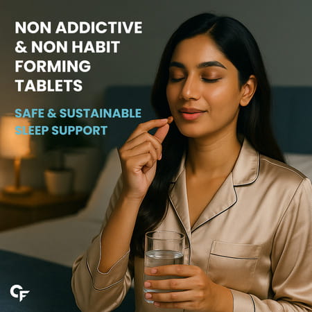 Carbamide Forte Melatonin 10 Mg Pills | Melatonin Tablet For Restful Deep Sleep - 100 Veg Tablets