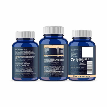 Carbamide Forte Melatonin 10 Mg Pills | Melatonin Tablet For Restful Deep Sleep - 100 Veg Tablets