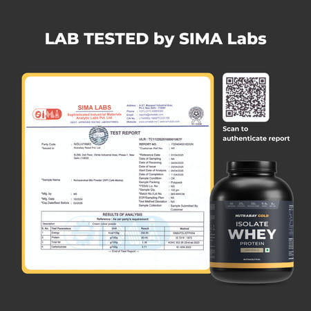 Nutrabay Gold 100% Whey Protein Isolate Cafe Mocha - 2kg