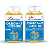 Dr. Morepen Omega3 Deep Sea Fish Oil 1000 Mg For Healthy Heart | Brain & Joints|60 Softgel | 2 Packs