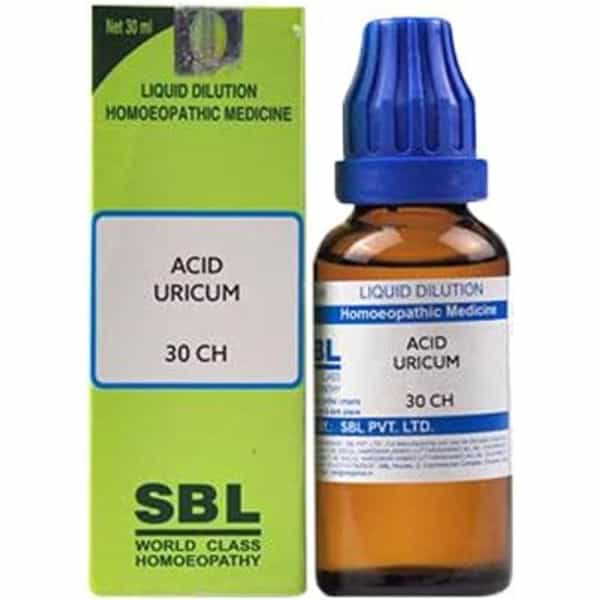 Sbl Acid Uricum Dilution 30 Ch 30 Ml Pack Of 2