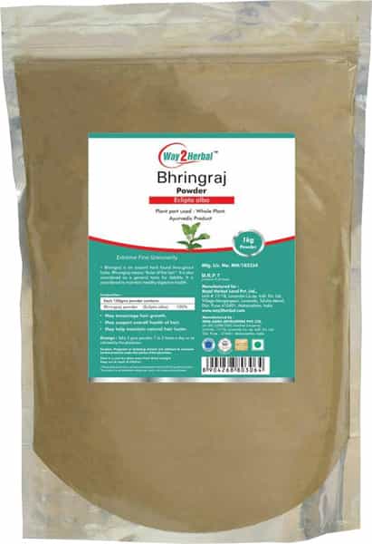 Way2herbal Bhringaraj Powder Hair Care (Eclipta Alba) - 1 Kg