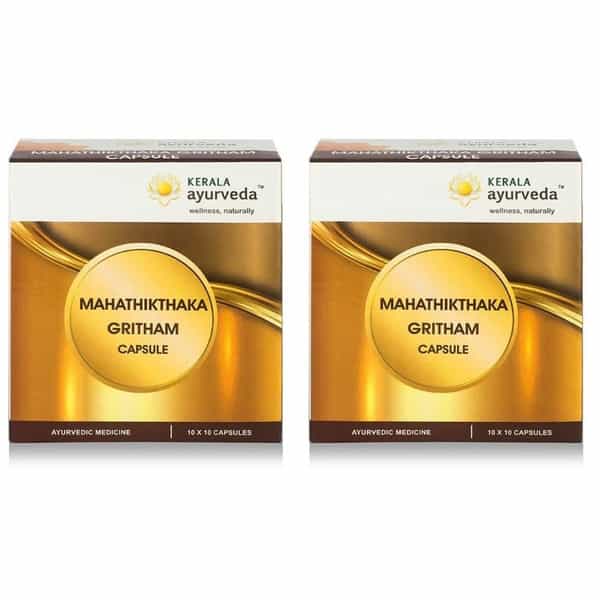 Kerala Ayurveda Mahathikthaka 100 Count X Pack Of 2