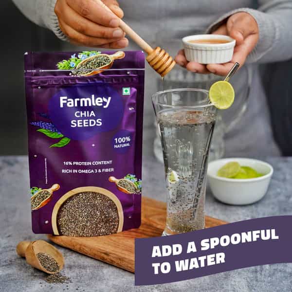 Farmley Chia Seeds Rich In Protein 200G