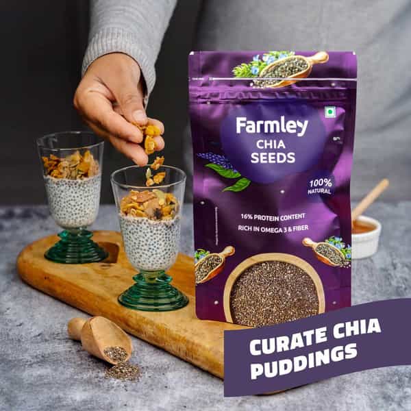 Farmley Chia Seeds Rich In Protein 200G