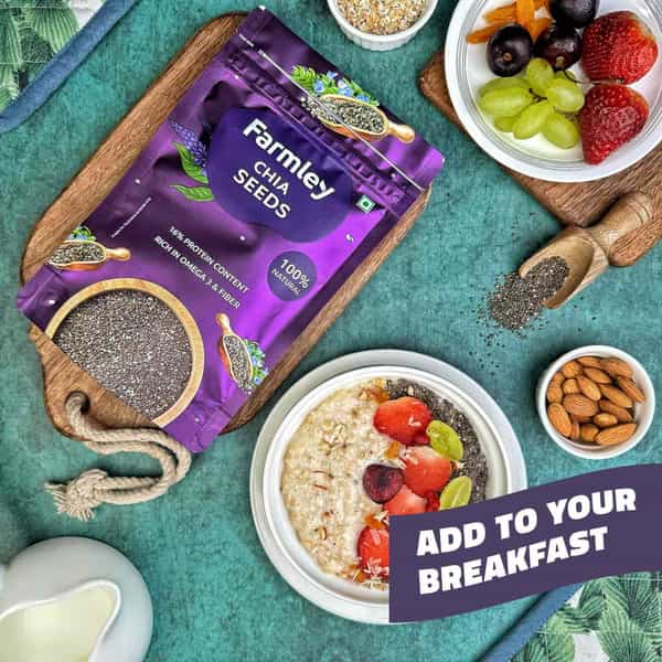 Farmley Chia Seeds Rich In Protein 200G