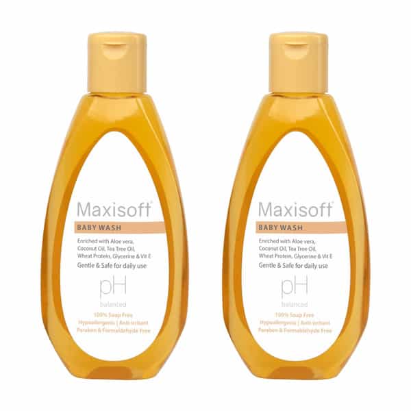 Maxisoft Baby Wash Ph Balanced | 100 Ml | Pack Of 2