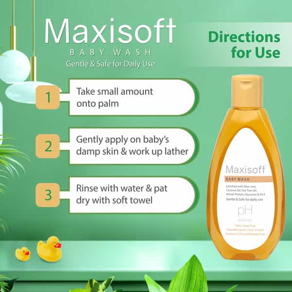 Maxisoft Baby Wash Ph Balanced | 100 Ml | Pack Of 2