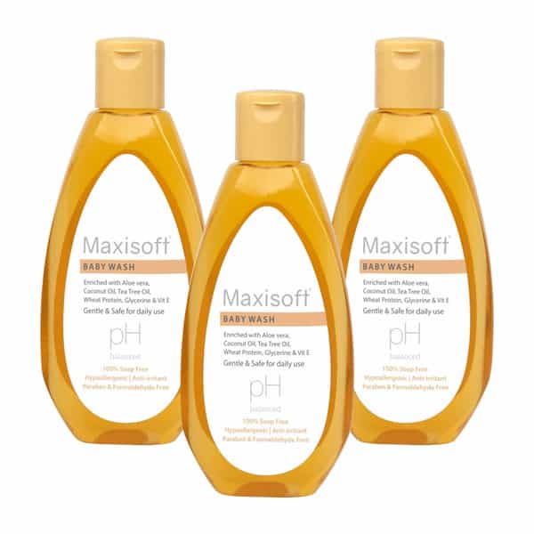 Maxisoft Baby Wash Ph Balanced | 100 Ml | Pack Of 2