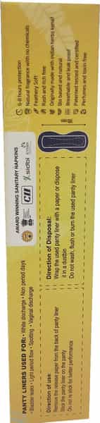 Bliss Natural Panty Liner Long (Pack Of 20)