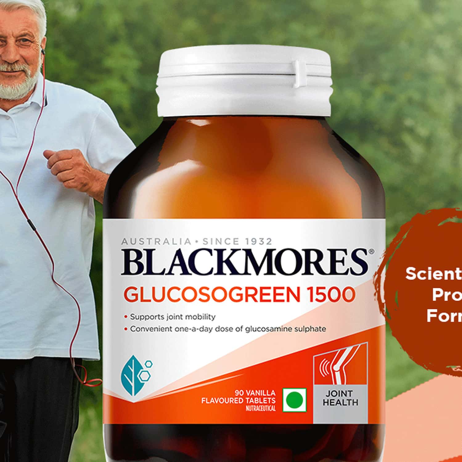 Buy BLACKMORES GLUCOSOGREEN 1500 1500MG VEGETARIAN GLUCOSAMINE