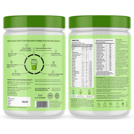 Myfitfuel Women Clean Whey Protein + Ayurveda Herbs & Multivitamins. (500G | Chocolate Delight)
