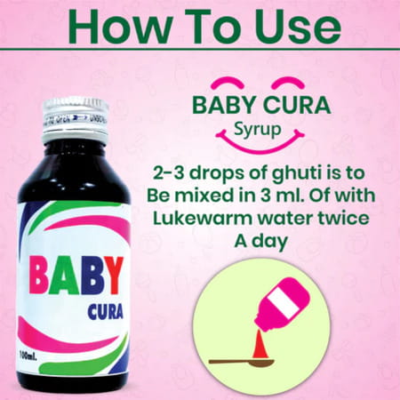Cipzer Baby Cura Syrup | Ayurvedic Immunity Booster For Newborns | 100 Ml (Pack Of 1)