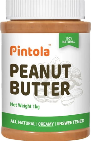 Pintola All Natural Creamy Peanut Butter 1kg Jar