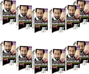 Bigen Men's Beard Color Natural Black B101 40g (pack Of 12)