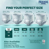 Friends Premium Adult Dry Pants Xl Pant Style 6X Absorption Upto 12Hrs Size 30-56 Inch 10 Diapers