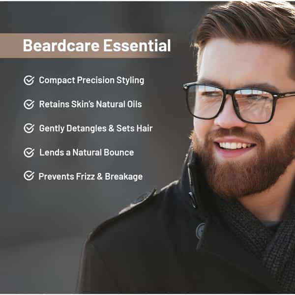 Formen Beard Comb | 100% Natural | Style Your Beard | Pocket Size Neem Comb For Men