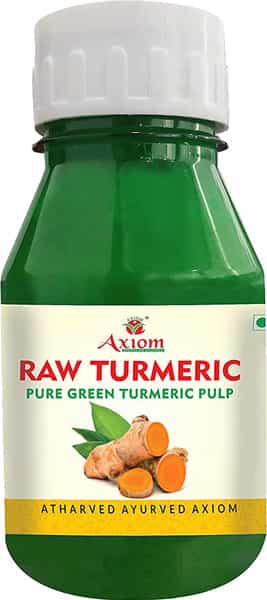 Axiom Raw Turmeric (Kachi Haldi) Pulp|Helpful In Fractured Bones|Antioxidant Properties - 250Ml