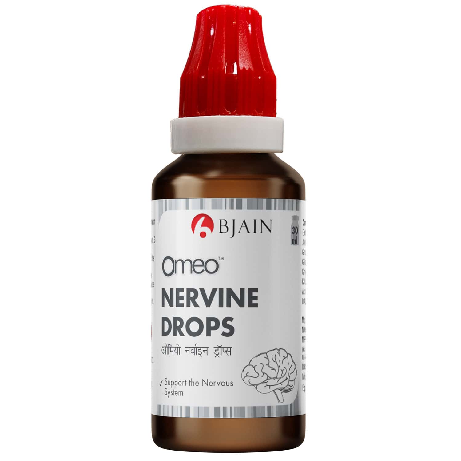 Bjain Omeo Homeopathic Nervine Drops - 30ml
