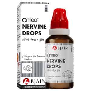 Bjain Omeo Nervine Drops | Reduces Stress . Anxiety . Restlessness Etc - 30ml